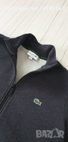 Lacoste Full Zip Mens Size M ОРИГИНАЛ! Мъжко Горнище с цял цип!, снимка 1 - Спортни дрехи, екипи - 40255365