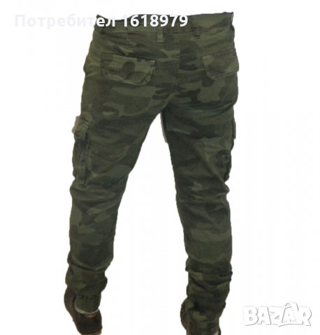 Панталон със странични джобове и ластик на глезена, снимка 4 - Панталони - 31905091