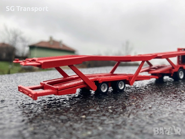 Mercedes Actros 1836 MP3 Kassbohrer Herpa 1:87 Автовоз, снимка 11 - Колекции - 53012962