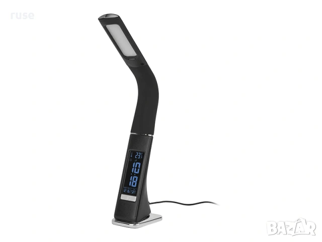 НОВИ! LED настолна лампа с будилник, календар, термометър, снимка 5 - Настолни лампи - 53935321