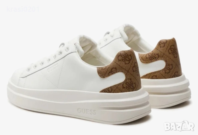 Оригинални маратонки на Guess! Естествена кожа, 37 номер , снимка 3 - Маратонки - 52497044