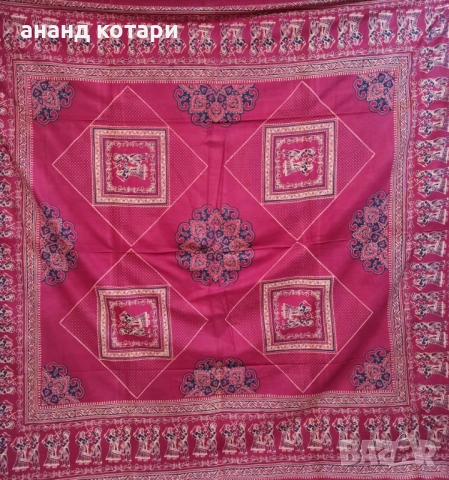 Ръчно изработени индийски чаршафи-34,35,36,37,38, снимка 5 - Покривки за легло - 38244314