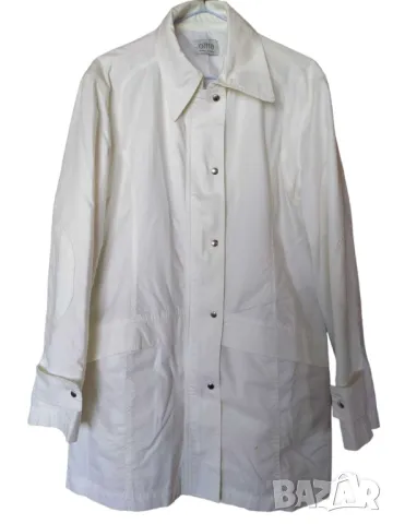 Дамско елегантно яке Oltre, 58% памук, 40% полиамид, 83х55 см, Бяло, 46