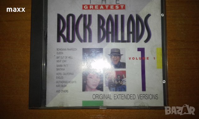 диск CD  Various – The greatest rock ballads 1,  1991