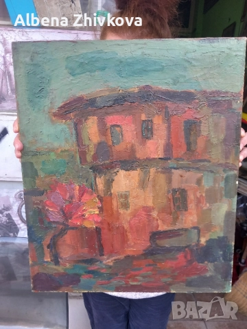 стара картина, снимка 5 - Картини - 52000099