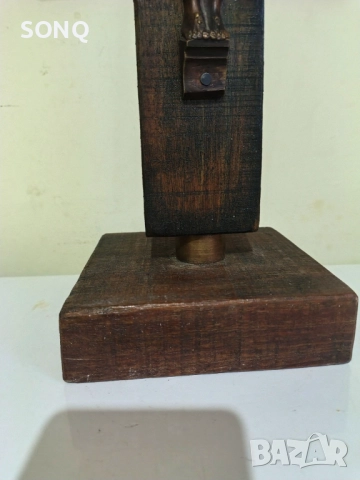 Уникално Старо Разпятие Кръст, снимка 7 - Антикварни и старинни предмети - 52824160