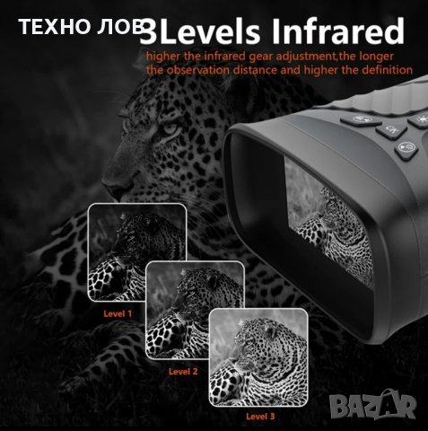 Записващ бинокъл с нощно и дневно виждане 36MP ВОДОУСТОЙЧИВ , снимка 5 - Екипировка - 44160451