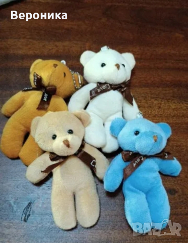 Нови плюшени мечета,торбичка и етикет"thank you", снимка 4 - Плюшени играчки - 44924772