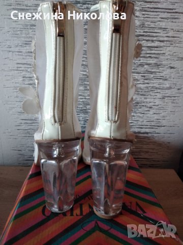 Дамски бутикови обувки номер 41, снимка 2 - Дамски боти - 38713462