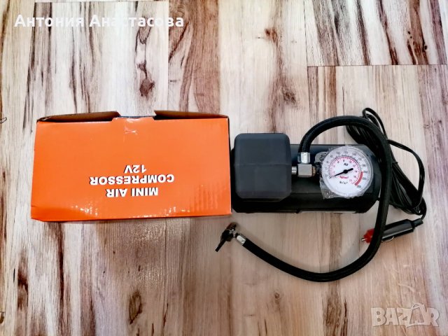 !ПРОМО ОФЕРТА!Авто Компресор с манометър 12 V ,10А, снимка 2 - Компресори - 38709858