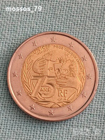 Лот евро монети Франция 2€