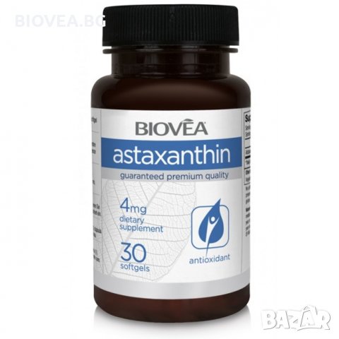 Хранителна добавка ASTAXANTHIN 4mg 30 софтгел капсули