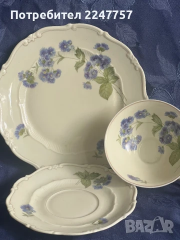 Троен сет порцелан Weimar 1924г, снимка 8 - Антикварни и старинни предмети - 51207603