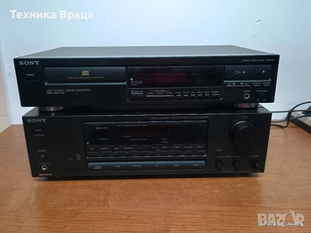 Стерео ресивър SONY STR-GX315 + CD плеър SONY CDP-397. Перфектни. Изпращам видео. , снимка 2 - Ресийвъри, усилватели, смесителни пултове - 54086451
