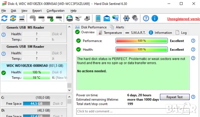 Хард диск 1TB Western Digital WD10EZEX, SATA 6Gb/s, 7200rpm, 64MB кеш, 3.5", снимка 2 - Твърди дискове - 50067073