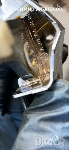 Вътрешна дръжка предна дясна  за Мерцедес CLS. W219. A2117660224, снимка 14 - Части - 48955964