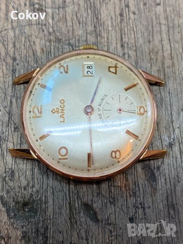 LANCO Ancre Small Second Hand 17 Rubis, снимка 2 - Мъжки - 42427443