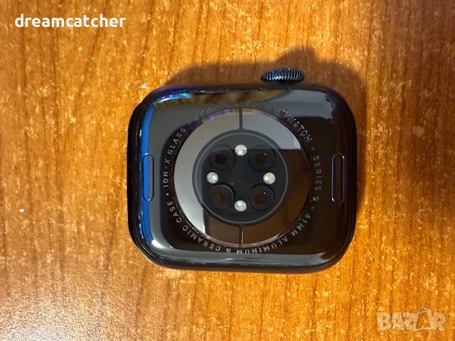 Смарт часовник Apple Watch 9, 41 мм, Midnight Aluminium Case, Midnight Sport Loop (GPS) нова верижка, снимка 4 - Смарт часовници - 54152899
