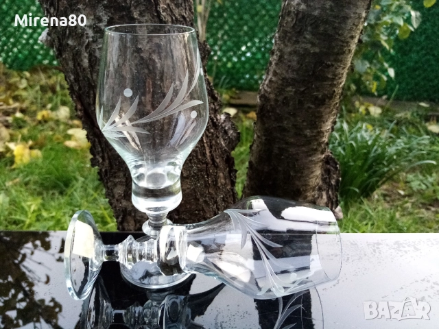 Български кристален сервиз за вино - нов !, снимка 3 - Сервизи - 52641699