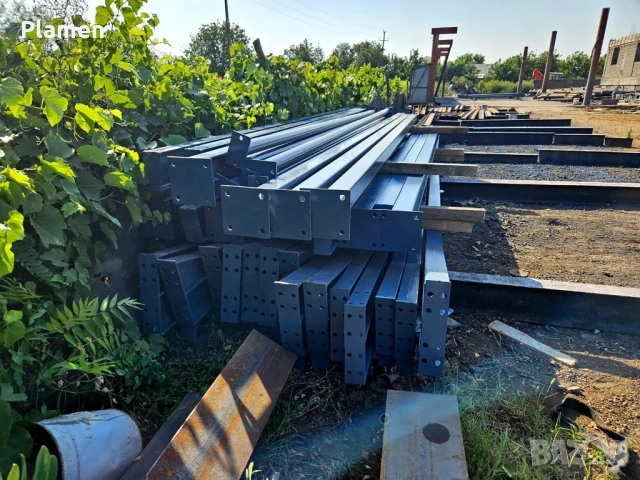 Метално хале - ригел - метална конструкция 12х30м, снимка 6 - Индустриална техника - 54059894