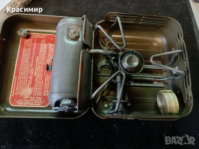 Немски военен котлон "Enders", бензинов , отлично състояние, снимка 2 - Антикварни и старинни предмети - 52921616
