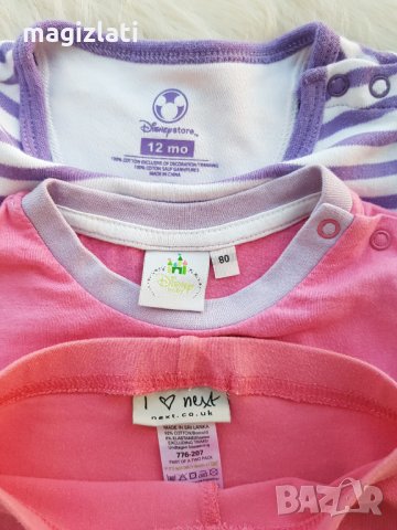 Тениски и клин за момиче 9-12 месеца, снимка 6 - Комплекти за бебе - 31765999