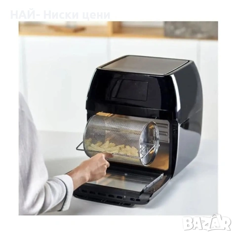 Еър Фрайър Silvercrest 9in1, 10L капацитет, снимка 4 - Фритюрници - 53892653