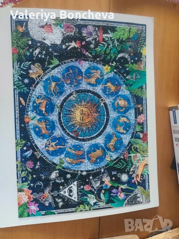 Пъзел Астрологична карта , снимка 2 - Пъзели - 53246794