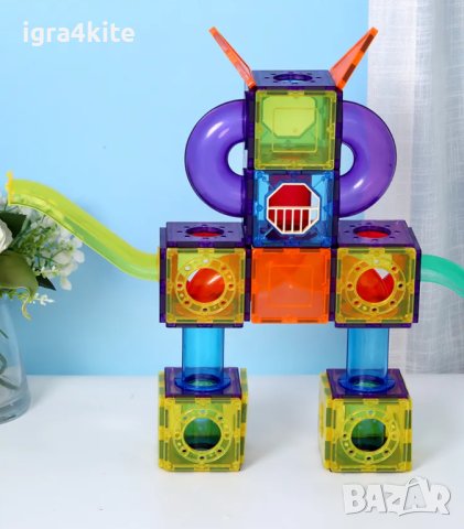 МЕГА КОНСТРУКТОР магнитен 278 бр. големи части ПОСЛЕДНИ БРОЙКИ, снимка 6 - Образователни игри - 42512770