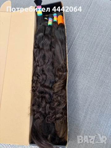 Естествена коса в различни цветове, снимка 2 - Продукти за коса - 52424077