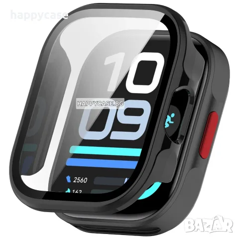 Xiaomi Redmi Watch 6 Active / 6 Lite / 360° Твърд пластмасов кейс с вграден протектор за екран, снимка 5 - Смарт часовници - 55962395