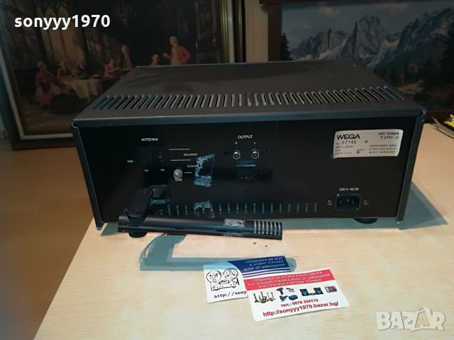 wega t 3741-2 hifi tuner-made in west-germany-внос switzerland, снимка 18 - Ресийвъри, усилватели, смесителни пултове - 29455714