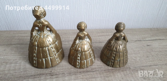 Стари камбани,месинг бронз,метал,фигура,камбана, снимка 7 - Антикварни и старинни предмети - 54200830