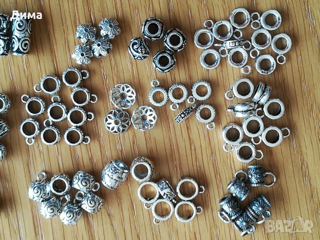 4-17лв. Талисмани 925 Стерлингово Сребро тип Пандора-за гривни,Различни модели,размери,различни цени