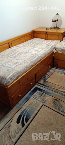 Легло от чам / или комплект ъглови легла, снимка 3 - Спални и легла - 54079269
