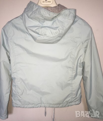 Детско яке Zara оригинално, с качулка, за момиче, размер 146/158см, 11-13г. , цвят ярко светло син, снимка 7 - Детски якета и елеци - 11067371