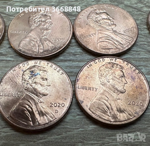 US Penny , снимка 8 - Нумизматика и бонистика - 53193010