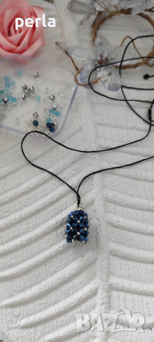 Ръчно изработен сет от гривна и колие , снимка 2 - Бижутерийни комплекти - 44742158