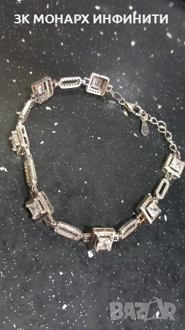 сребърна гривна , снимка 2 - Гривни - 52854606