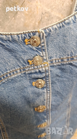 Дънкова рокля Zara, XS , снимка 2 - Рокли - 51550925