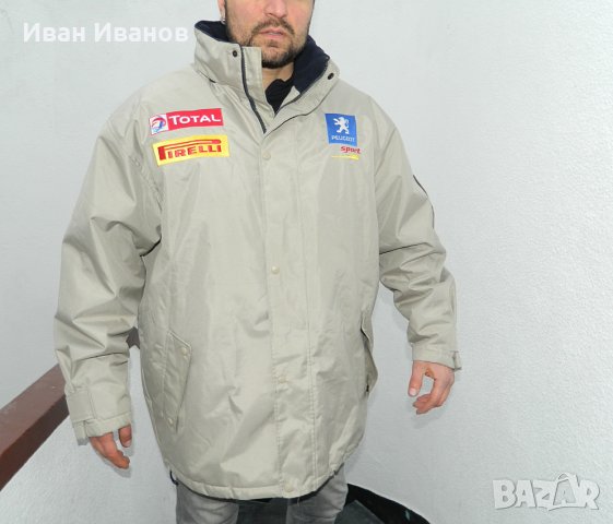 топло яке за фенове на  и  Peugeot  и Pirelli  размер ХХл, снимка 3 - Якета - 35406052