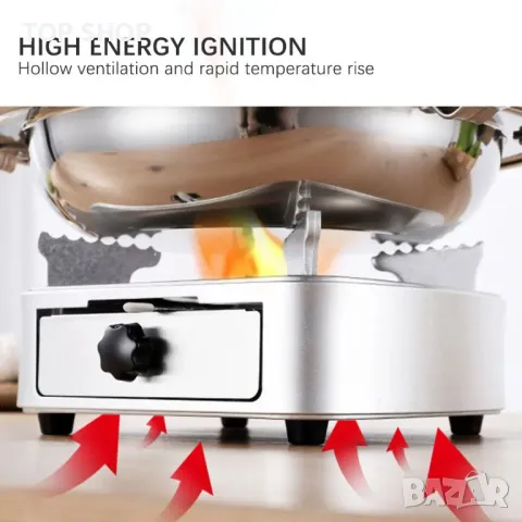 Туристически котлон за спирт, таблетки, биоетанол PINK1, снимка 11 - Газови котлони - 48774715