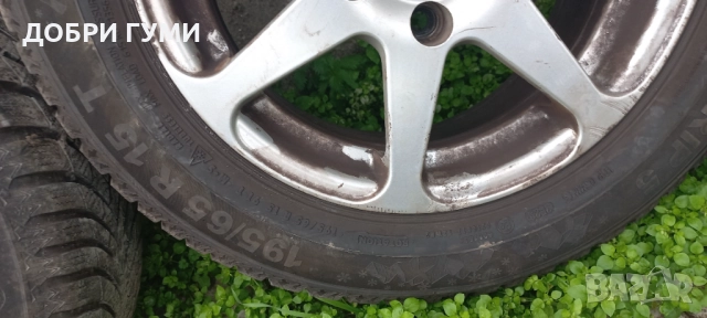 5х114.3 ДЖАНТИ 15 с 195 65 15 КАТО НОВИ ДОТ23 , снимка 6 - Гуми и джанти - 52636186