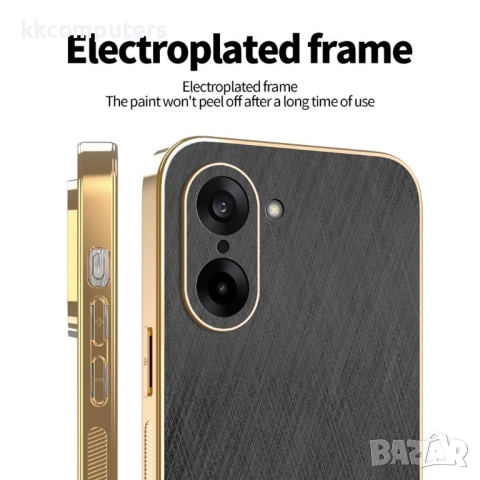 OnePlus Ace 5 Ultra 5G / Nord 5 5G Кожен калъф KADEM [Комплект с Протектор] | Черен, Златист, Зелен, снимка 5 - Калъфи, кейсове - 51929742