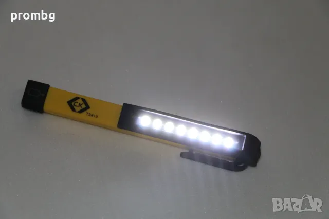  мини работна лампа, фенер, C.K-Великобритания, 8 светодиода, снимка 7 - Други инструменти - 47738097