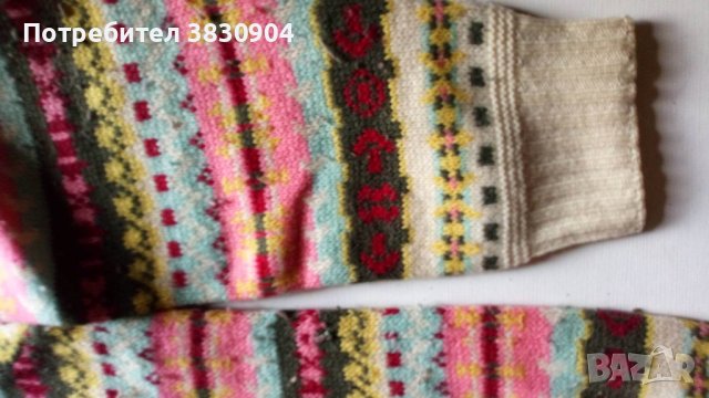 Пуловер Benetton, L, момиче 8 -10 години, вълна, снимка 3 - Детски пуловери и жилетки - 42343588