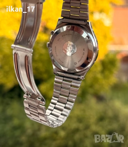 Часовник Orient Crystal Automatic, Rare Day-Date بالعربية – края на 1970-те Нов!, снимка 10 - Антикварни и старинни предмети - 51897328