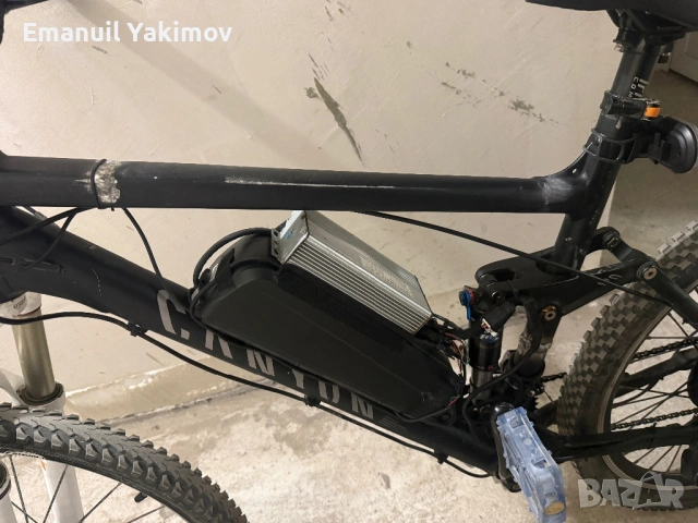 Електрически велосипед Canyon Nerve XC 6 – 1200W, нова батерия 48V, снимка 3 - Велосипеди - 54246877