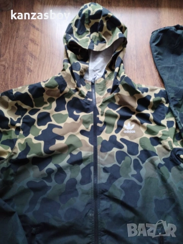 adidas Camo Windbreaker - мъжко яке-мембрана Л, снимка 6 - Якета - 54000147