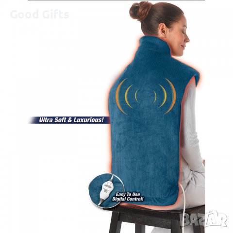 Термо масажор Thermapulse Relief Wrap за врат , рамена и гръб, снимка 5 - Масажори - 39297021